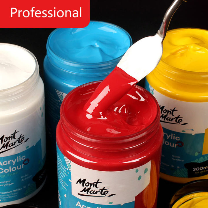 mont-marte-300ml-สีอะคริลิคเมทัลลิค-สีอะคริลิค-colour-ภาพวาดมือผนังพิกเมนท์กันน้ำ