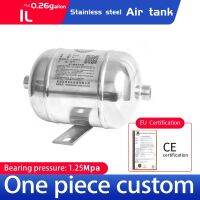 ♂ 1L-A/B 304 Stainless Steel Mirror Small Air Storage Tank 1L Thickened Vacuum Buffer Pressure Tank