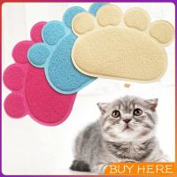 แผ่นดักทรายแมว แผ่นดักทรายแมว พรมอุ้งเท้าแมวลับเล็บแมว Cat litter pad - Cat litter Mat BUY HERE