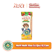 Lốc 4 Hộp NuVi Nước Rau Củ Quả 180ml Đủ vị