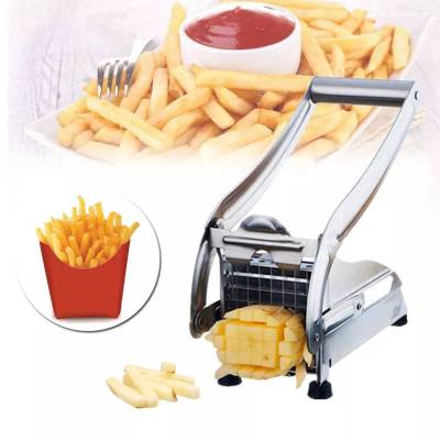 เครื่องหั่นมันฝรั่ง French Fries เครื่องตัดมันฝรั่ง Chips Maker เนื้อ Chopper Dicer ตัดเครื่องมือสำหรับห้องครัว