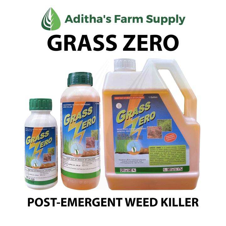 Herbicide Grass Zero (PostEmergent Herbicide) 500ml/1 liter Lazada PH