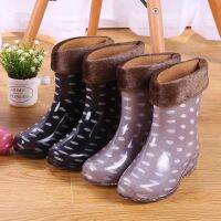 Waterproof Shoes Korean Version Of Waterproof Rain Boots Women Short Tube Fashion Non-Slip Women