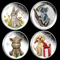 【CW】 Creativity Coins Fashion Collection Commemorative Coin Color Painting Decoration