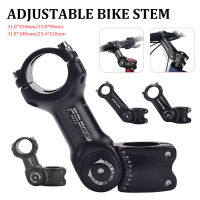 [ฟรีเรือ] MTB จักรยาน Stem 25.4มม./31.8มม. อลูมิเนียมอัลลอยด์จักรยาน Stem ปรับจักรยาน Handlebars Stem Angle Riser จักรยานอะไหล่