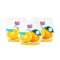 เจลปรับอากาศ KING STELLA ส้ม แพ็ก 2 แถม 1AIR FRESHENER GEL KING STELLA ORANGE 2FREE1 **ราคาดีที่สุด**