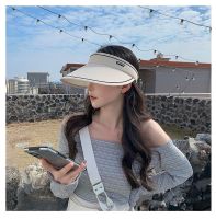 [COD] Hat womens summer UV sun protection UPF50 empty top hat outdoor travel sunshade beach vacation all-match foldable