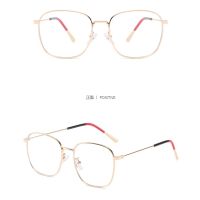 Gold glasses frame Women Men Retro Glasses Fashion glasses Anti Blue Light Glasses