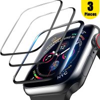 1-3Pieces Screen Protectors For Apple Watch 7 41mm 45mm Soft Glass Film iWatch SE 6 5 4 3 2 1 38mm 42mm 40mm 44mm Hydrogel Film Printing Stamping