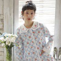 [COD] 2022 and New Products Strawberry Air Layer Long-sleeved Homewear