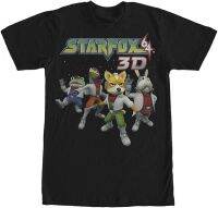 Mens Nintendo Star Fox 64 3D Characters T-Shirt