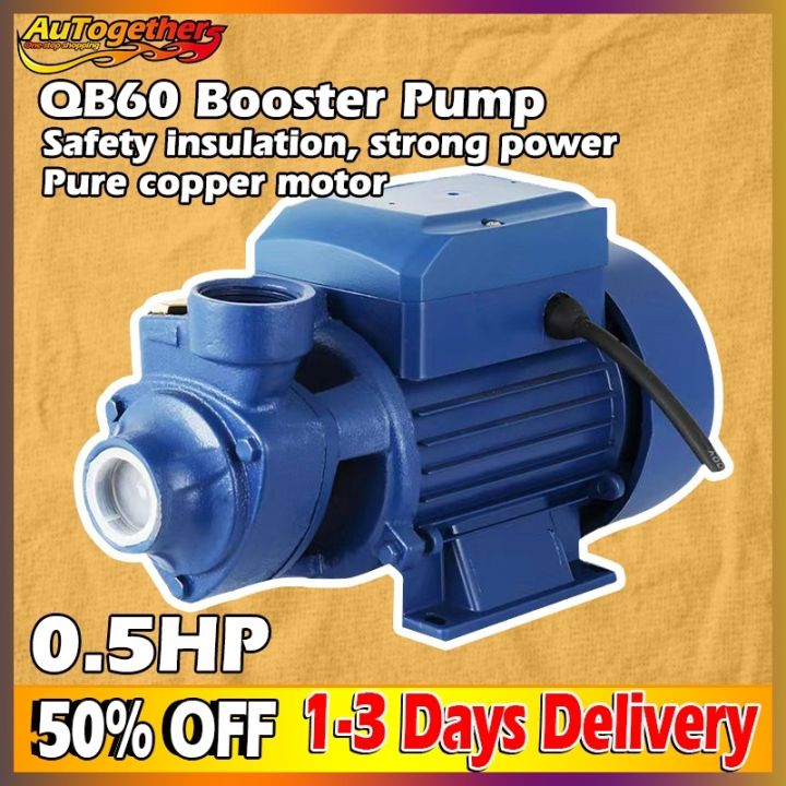 0.5HP Electric Water Pump Booster Pump Heavy Duty Peripheral Booster ...