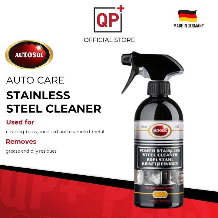 AUTOSOL STAINLESS STEEL POWER CLEANER 500ML STAINLESS STEEL POLISH 75ML