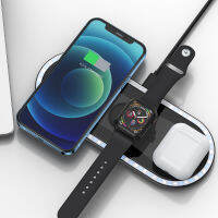 OWIRE 15W Qi Wireless Charger 3 in 1 Wireless Charging Dock for Watch and Earphones เครื่องชาร์จไร้สาย iP 11 12 13  Max Mini series