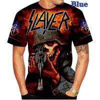 เสื้อยืดพิมพ์ลาย3D ผู้หญิงผู้ชาย Slayer