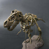 ไดโนเสาร์4D 54ชิ้นส่วนรวบรวมไดโนเสาร์ Skull Bone Tyrannosaurus Fossil Skeleton สัตว์รุ่นการสอนเครื่องมือ