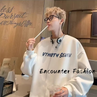 Encounter Fashion  เสื้อสเวตเตอร์  เสื้อกันหนาวมีฮู้ด เสื้อกันหนาว เสื้อแขนยาวชาย เสื้อกันหนาว ผ ช เสื้อฮู้ด เสื้อฮู้ดชาย 2023ใหม่ MWY2390RT8 37Z230914