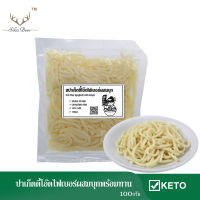 MOKI สปาเก็ตตี้โอ๊ตไฟเบอร์ผสมบุก พร้อมทาน 100 กรัม (FK0213-1) เส้นบุก บุกเพื่อสุขภาพ คีโต keto Oat Fiber With Konjac