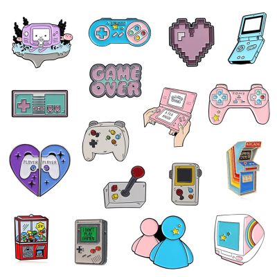 【CW】 Game Console Alloy Shirt Brooch Enamel Pins Metal Broches for Badge Metalicos Brosche Accessories