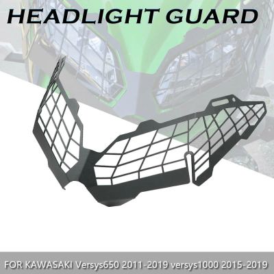 Motorcycle Headlight Headlamp Grille Headlight Grille Guard Cover Protector FOR KAWASAKI Versys 650 1000 2011-2019