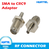 CRC9ชายเสียบเพื่อ SMA หญิงอะแดปเตอร์2ชิ้น RF C Oaxial แจ็คเชื่อมต่อ2กรัม3กรัม4กรัม5กรัมหัวเว่ย ZTE Vodafone 5กรัมเราเตอร์เสาอากาศ