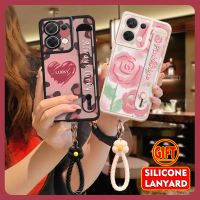 trend top grade Phone Case For OPPO Reno8 5G for Girls Raised lens Lambskin support cartoon originality personality