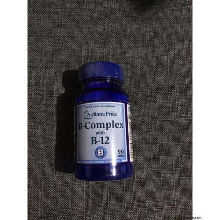 【READY STOCK】 ♜B-Complex With B12 90 Tablets Puritans Pride♭ | Lazada PH