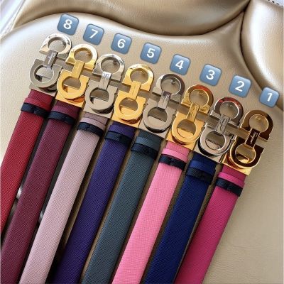 1:1 original brand belt Adjustable and Reversible Gancini leather Belt