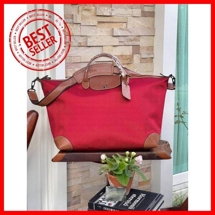 LONGCHAMP BOXFORD TRAVEL BAG L กระเป๋าเดินทาง ขนาดใหญ่ กระเป๋าสะพายข้าง