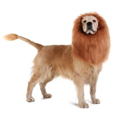 Dog Wigs Medium Large Dog Accessories Wigs Costume Dress Up Lion Mane For Halloween Cosplay Funny Cloth Easy Clean