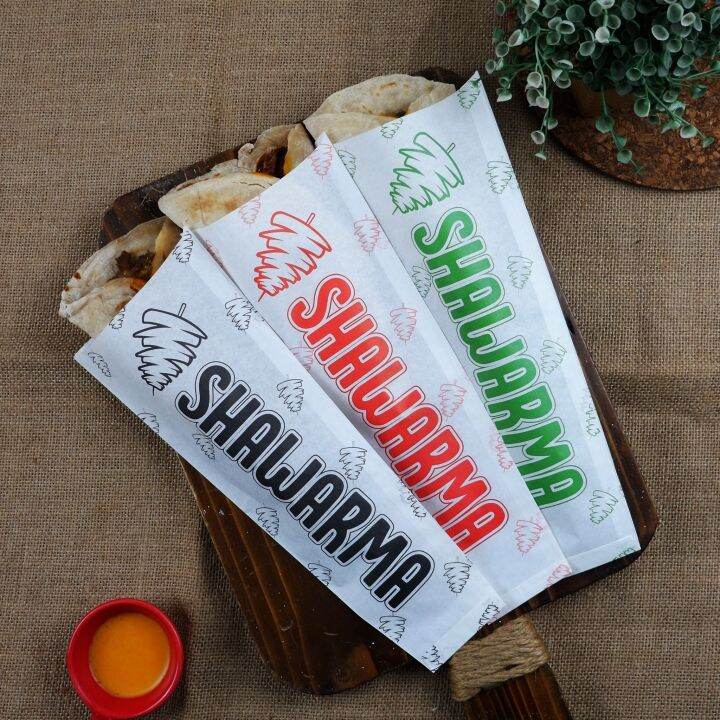 Shawarma Wrapper with Design Greaseproof Paper | Lazada PH