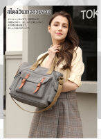 viviunice กระเป๋าผ้าใบแฟชั่นขนาดใหญ่