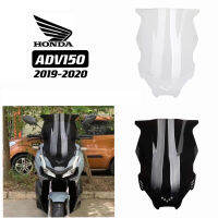 FOR HONDA X-ADV150 2019-2020 MOTORCYCLE MODIFIED BLACK TRANSPARENT FRONT WINDSCREEN WITH HIGH WINDSHIELD