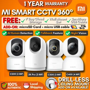 𝟮𝟰𝗵𝗿 𝗦𝗵𝗶𝗽】Xiaomi Mi CCTV 360° C400 / C300 / C200 / 2K Pro Mijia  Global Version Home Security Camera Wifi Cam 1296p HD