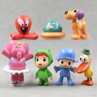 Ag 7 ชิ้น POCOYO ฟิกเกอร์แอกชัน Elly PATO FRED LOULA SLEEPY BIRD โมเดลตุ๊กตา ของเล่นสําหรับเด็ก ของขวัญ ของสะสม เครื่องประดับ