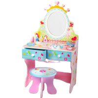 wooden Make Up Set Dresser Sets Pretend Play Early Educational Toys