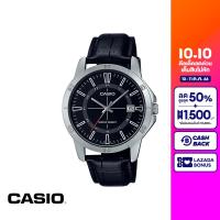 CASIO นาฬิกาข้อมือ CASIO รุ่น MTP-V004L-1CUDF สายหนัง สีดำ