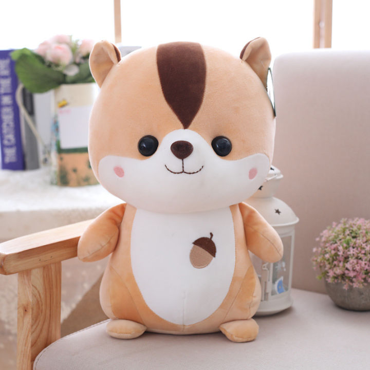 ตุ๊กตากระรอก-ตุ๊กตา-squirrel-ตุ๊กตานุ่มนิ่ม40cmพร้อมส่งจากไทย