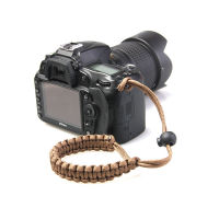 ใหม่สายคล้องกล้องกล้องสายรัดข้อมือมือจับ Paracord ถักสายรัดข้อมือสำหรับ Nikon Canon Pentax พานาโซนิค DSLR