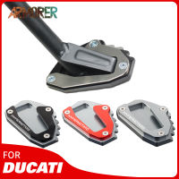 สำหรับ Ducati Hypermotard 939SP 821รถจักรยานยนต์ CNC ที่จอดรถ Kickstand ขาตั้ง Extension Pad แผ่นอุปกรณ์เสริม