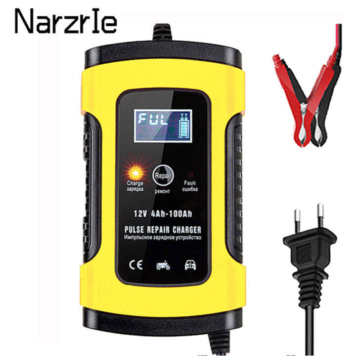 Car Battery Charger 110v To 220v To 12v 6a Full Automatic Inligent Fast Power Charging Wet Dry 7314