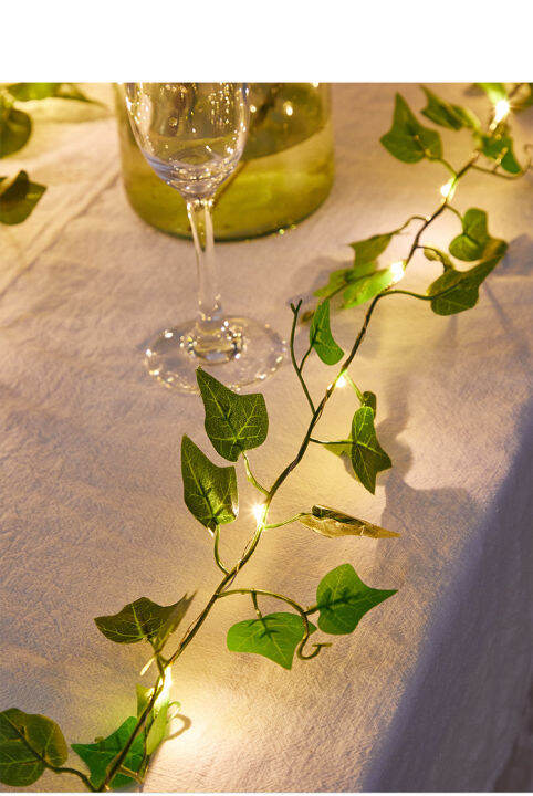 led-outdoor-waterproof-solar-string-light-maple-fairy-green-leaf-rattan-lights-wedding-christmas-for-garden-yard-autumn-decor