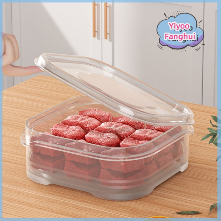 yiyoo-กล่องเก็บกล่องพลาสติกถนอมอาหารปิดผนึกกล่องเก็บอาหารปิดผนึกและแช่เย็นเป็นพิเศษสำหรับไมโครเวฟเตาอบ