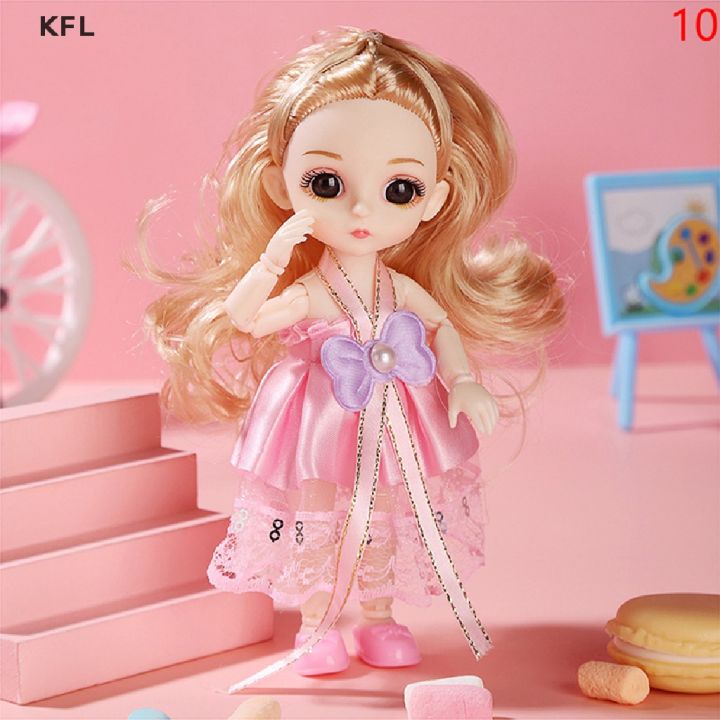 ready-stock-kfl-ตุ๊กตาเจ้าหญิงขยับข้อต่อได้-23-ข้อต่อ-17-ซม-พร้อมตากระพริบ-สําหรับของเล่นเด็กผู้หญิง