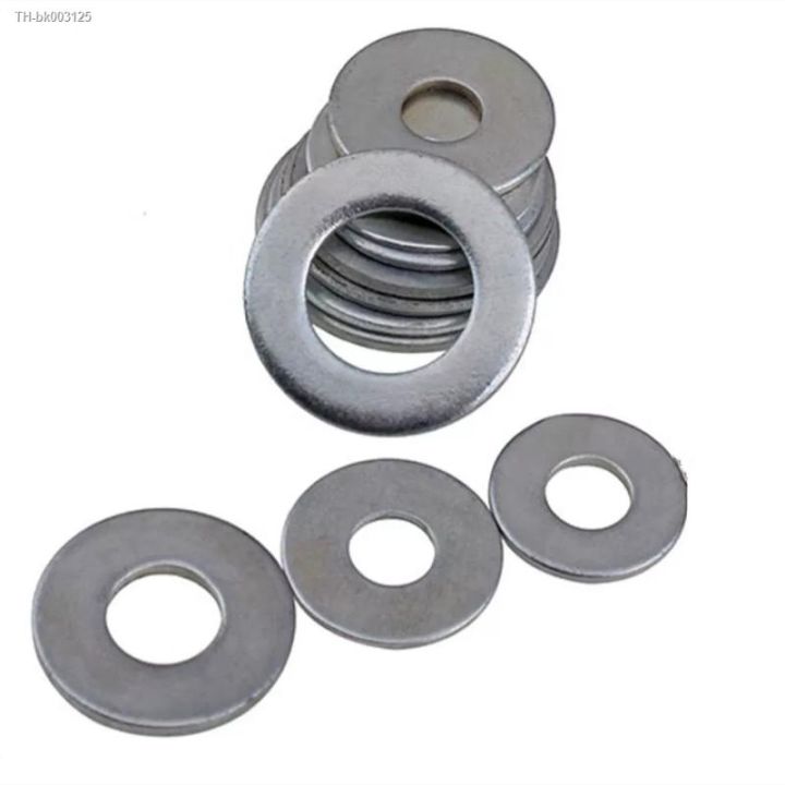 m2-m2-5-m5-m8-white-zinc-carbon-steel-ultra-thin-flat-washer-plain-gasket-rings-pad-thickness-0-5-0-8-2mm-galvanized