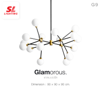 SL LIGHTING | โคมไฟระย้า SL-1-GLAM-9128/16