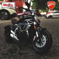 Maisto 1:12 DUCATI X Diavel S ล้อแม็กแข่งรถจักรยานยนต์รุ่น D Iecasts โลหะถนนกีฬารถจักรยานยนต์รุ่นจำลองเด็ก Gifts888