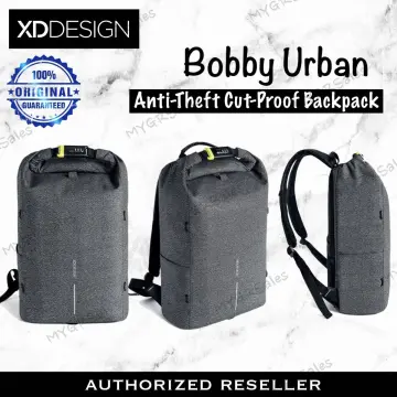 Urban anti-theft cut-proof backpack, grey - XD Design