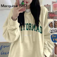 Marquise1997 เสื้อฮู้ด เสื้อแขนยาวอบอุ่น หลวมและสบาย น่ารัก ทันสมัย นุ่มนวล ล้ำสมัย WWY23000L2 41Z231008