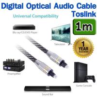 สาย Optical Audio ยาว 1m Digital Sound Toslink to Mini Toslink Cable 3.5mm SPDIF Optical Cable 3.5 to Optical Audio Cable Adapter